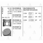 MITSUBIS PİSTON SEGMANLI L-200 4D56 TURBO MAGNUM 2-4 STD 87-73414-STD